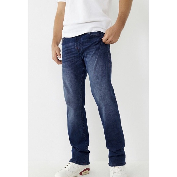 Men's True Religion Ricky Jeans Made In USA RN 112790 CA 30427 Actual W 34 L 34 - Picture 1 of 10